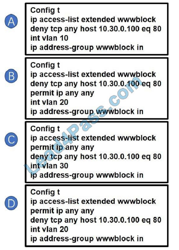 leads4pass cisco 200-301 exam practice questions q1-1
